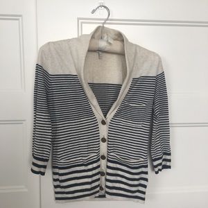JOIE striped cardigan